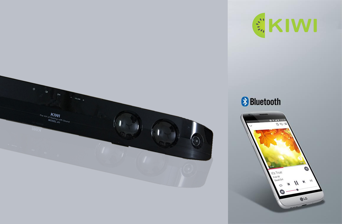 Loa Soundbar Kiwi Kèm Sub Kiwi A1 hỗ trợ Bluetooth